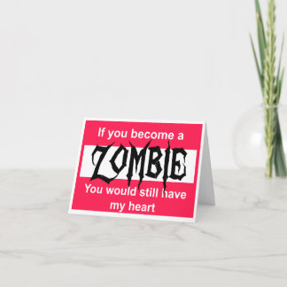 Happy Valentine's day for a future Zombie Holiday Card