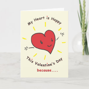 Happy Valentine's Day for Aunt! Holiday Card
