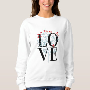 Happy Valentine's Day For Lover Stylish Sweatshirt