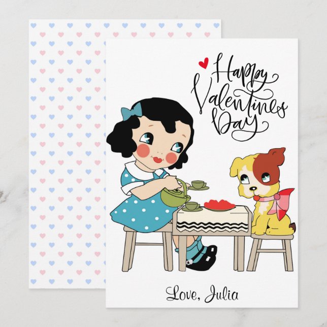 Happy Valentine's Day | Forever My Favourite Cute Holiday Card (Front/Back)