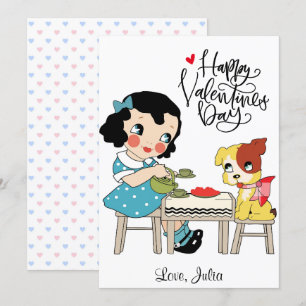 Happy Valentine's Day Forever My Favourite Cute Holiday Card