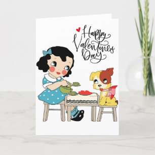 Happy Valentine's Day Forever My Favourite Cute Holiday Card