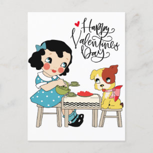 Happy Valentine's Day Forever My Favourite Cute Holiday Postcard