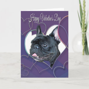 Happy Valentine's Day  French Bulldog Dog  Card