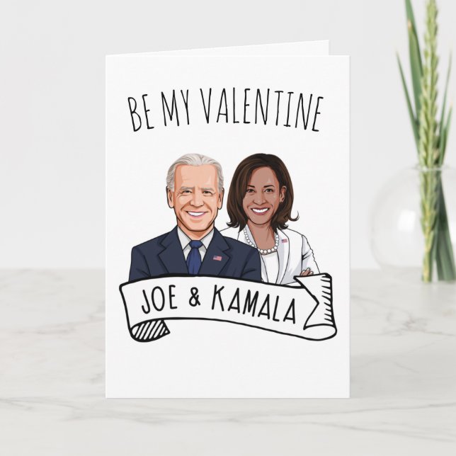 Happy Valentine's Day from Joe and Kamala Card (Front)