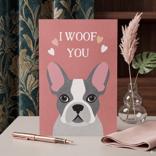 Happy Valentines Day From the Dog  Card
