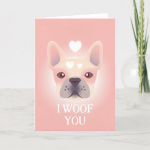 Happy Valentines Day From the Dog  Card