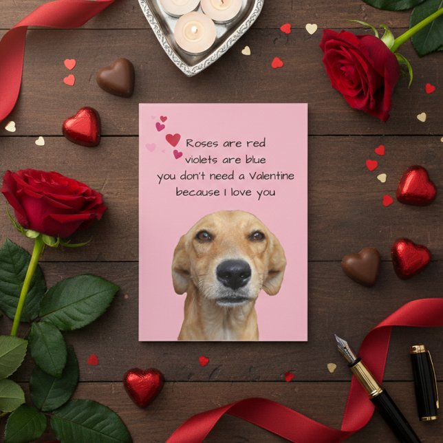 Happy Valentine's Day From The Dog Lover Card (Creator Uploaded)