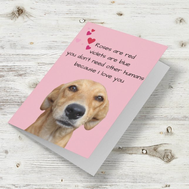 Happy Valentine's Day From The Dog Lover Card (Creator Uploaded)