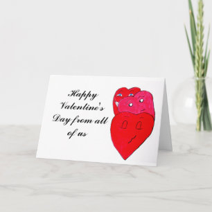 HAPPY VALENTINES DAY FROM US ALL CARD