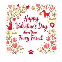 Happy Valentine's Day from your furry friend