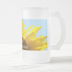 Happy Valentine's Day! Frosted Glass Mug gift