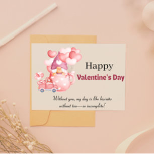 Happy Valentine's Day Funny And Beautiful Holiday Card