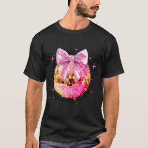 Happy Valentine's Day Funny Coquette Disco Ball Gi T-Shirt