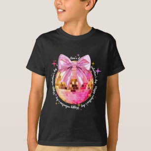 Happy Valentines Day Funny Coquette Disco Ball Gir T-Shirt