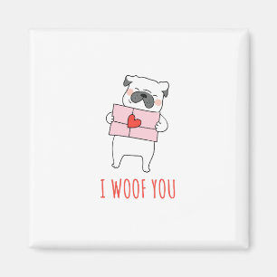 Happy Valentine's Day -Funny Dog Valentine Quotes  Magnet