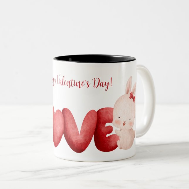Happy Valentine's Day Gift Mug (Front Right)
