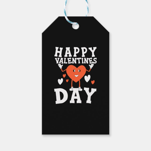 happy valentines day gift tags (Front)