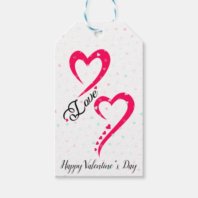 Happy Valentine's day Gift Tags (Front)
