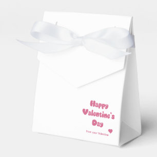 Happy Valentine's Day Glitter Favour Box