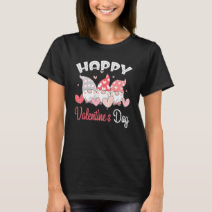 Happy Valentine's Day Gnome Heart For Women Men Co T-Shirt