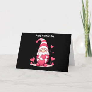 Happy Valentine's day Gnome Holiday Card