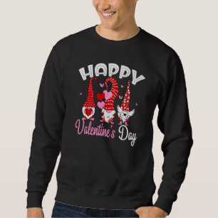 Happy Valentine's Day Gnome Love Funny Gifts Premi Sweatshirt