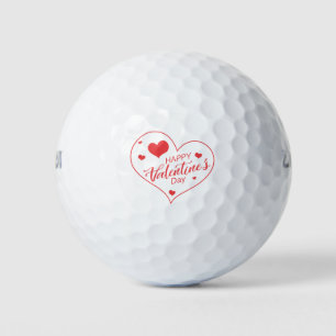 Happy Valentine's Day Golf Balls