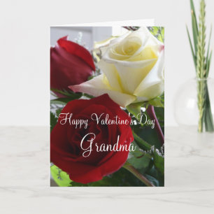 Happy Valentine's Day Grandma OR Grandpa! Holiday Card