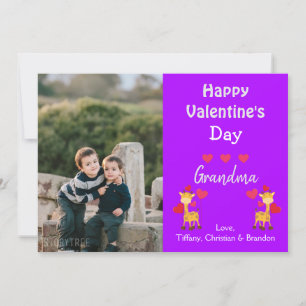 Happy Valentine's Day Grandma Photo Safari Invitation