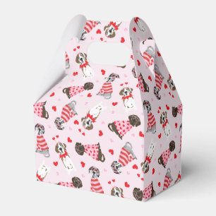 Happy Valentines Day Great Dane Dogs Favour Box