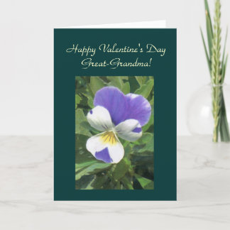 Happy Valentine's Day, Great-GrandmaTemplate Card