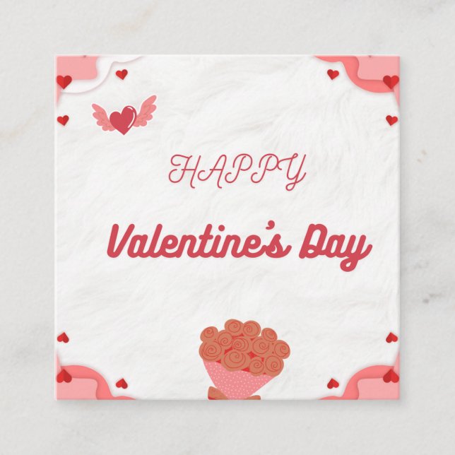 Happy Valentine's Day Greeting Card (Front)