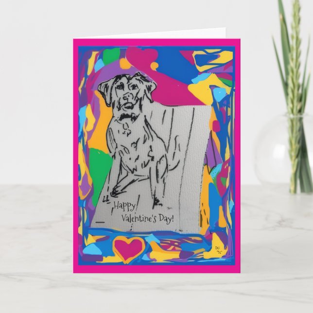 Happy Valentine's Day Greeting Card (Front)