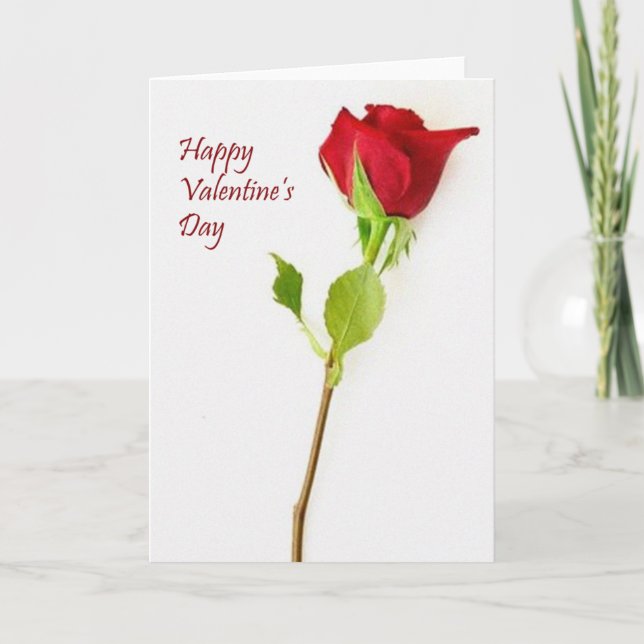 Happy Valentine's Day Greeting Card (Front)