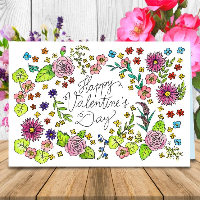 Happy Valentine's Day greetingcard by Nicole Janes Card (Creator Uploaded)