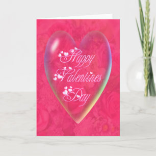 HAPPY VALENTINES DAY HEART by SHARON SHARPE Holiday Card