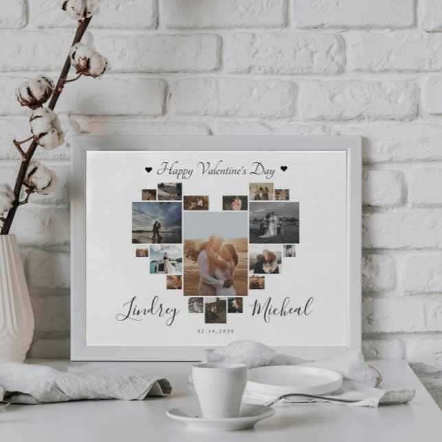 HAPPY VALENTINE'S DAY HEART COLLAGE POSTER (Creator Uploaded)