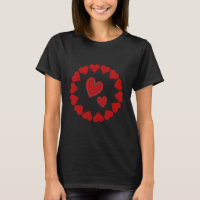 Happy Valentine's Day Heart Red T-Shirt