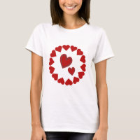Happy Valentine's Day Heart Red T-Shirt