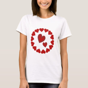 Happy Valentine's Day Heart  Red  T-Shirt