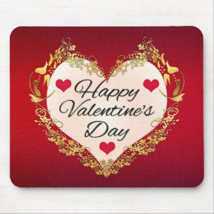 Happy Valentine's Day Heart Shape-47949 Mouse Mat