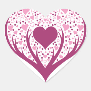 Happy Valentine's day Heart Sticker