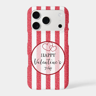 Happy Valentine's Day Heart Stripes