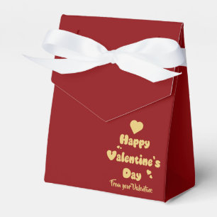 Happy Valentine's Day Hearts Cute Favor Box