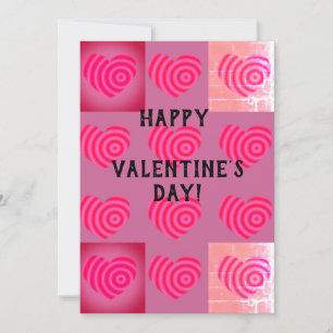 Happy Valentine's Day Hearts Holiday Card