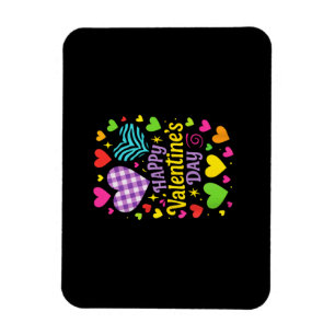 Happy Valentine's Day - Hearts Love Magnet