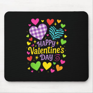 Happy Valentine's Day - Hearts Love Mouse Mat