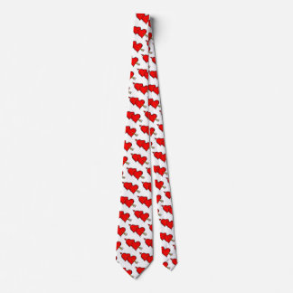 Happy Valentine's Day Hearts Tie