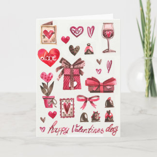 Happy Valentine's Day Holiday Card